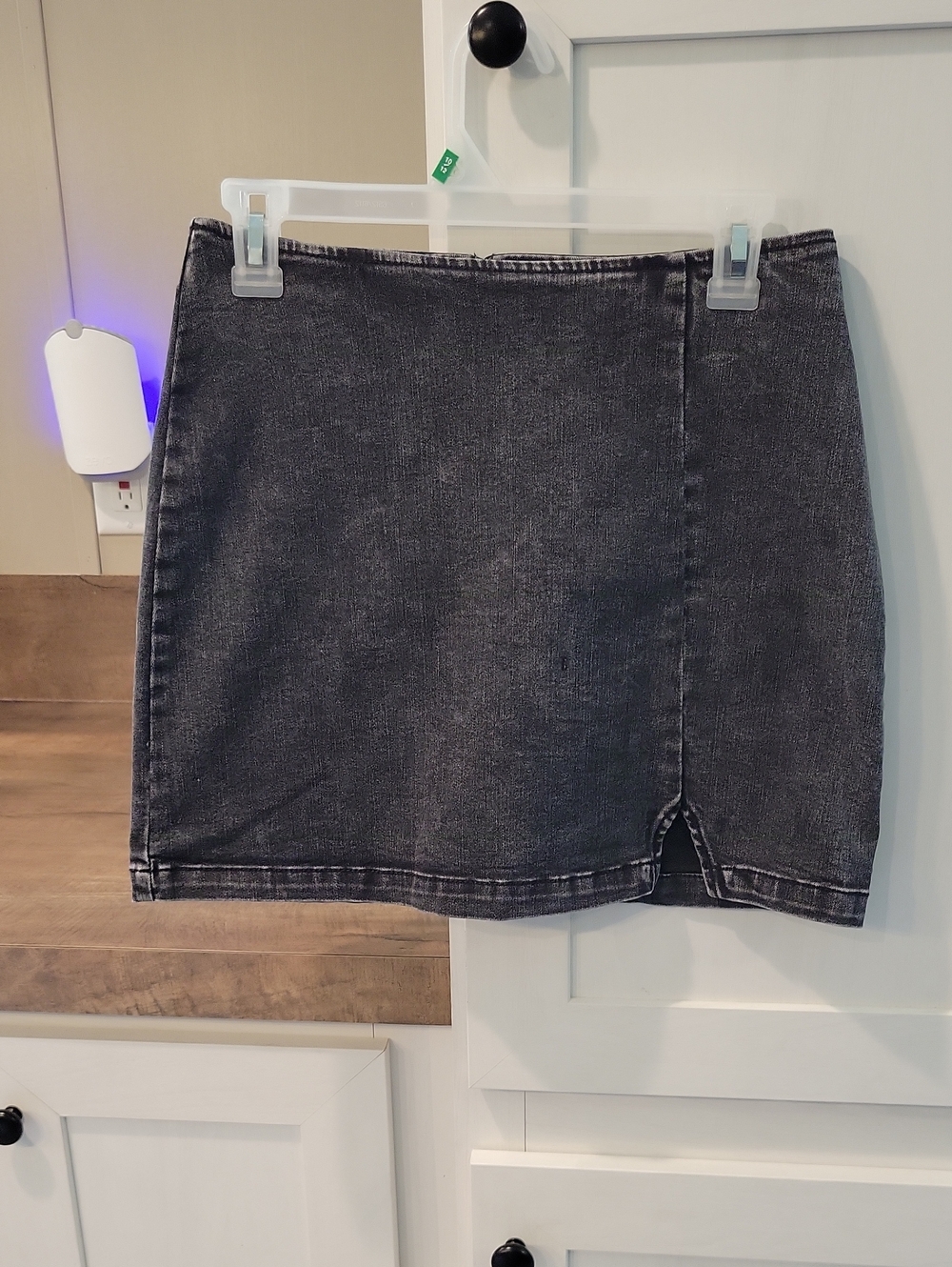 wild fable Black Wash Denim Mini Skirt